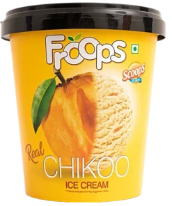 Real Chikoo Ice Cream – 100 ml