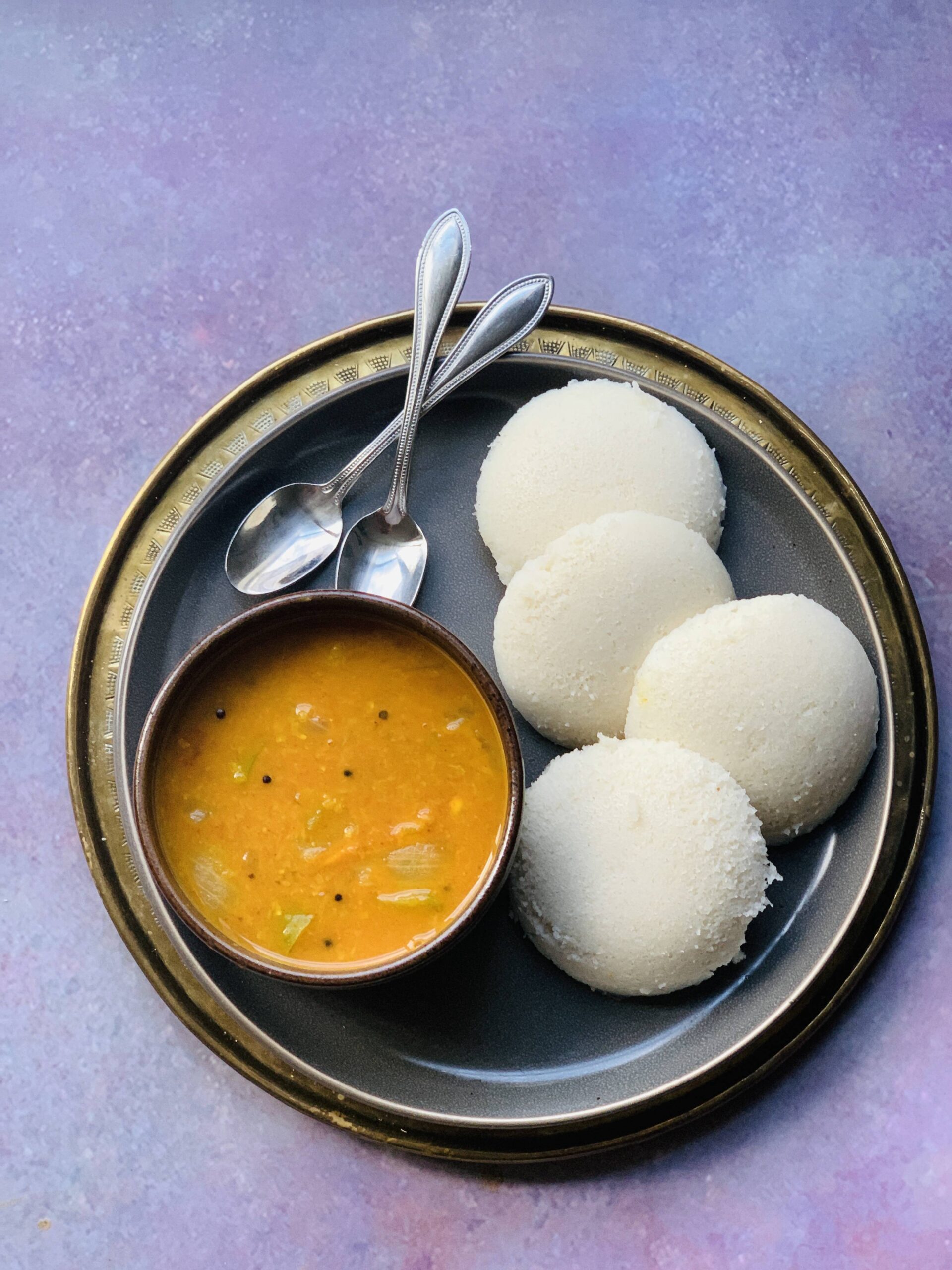 3 Idli + Sambar